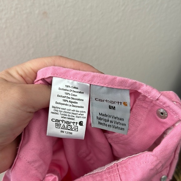 Carhartt Pink baby Overalls Durable Cotton Design - Picture 4 of 4